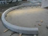 granite curbstone curved paving stone G603 curbstones