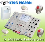 GSM 3G Wireless unique senior elderly health care product inbuilt blood pressure measurement T3