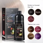 hair dye shampoo professional color ginger natural black shampoo herbal hair dye for men black wholesale hair dye