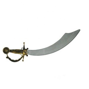 Halloween Pirate Accessories Plastic Sword Weapon Pirate Knife For Kids Cosplay Toy