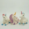 Hand painted ceramic crafts unicorn coin piggy bank,ceramic unicorn money boxes