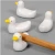 Import Hand-painted cute ceramic duck chopsticks fork spoon holder chopstick rest  restaurant accessories from China
