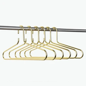 Hangers Suppliers Gold Hair Suits Cheap Wire Laundry Garment Custom Metal Scarf Stand Pants Coat Cloth Rack Clothes Hangers