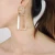 Import HANSIDON Fashion Glass Dangle Earrings For Women Shiny Rhinestone Square Pendant Drop Ear Jewelry Girl Gifts from China