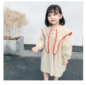 Hao Baby Cartoon Dresses Lovely And Sweet Casual Girl Dress