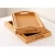 Import Healthy bamboo restaurant  breakfast tray bed , hotel bamboo wooden food serving tray with handle from China