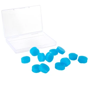 Hearing protection Moldable Silicone Ear Plugs in Plastic Box NRR 22dB SNR 27dB 6 pairs per box
