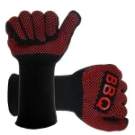 Heat Resistant Gloves Food Grade Kitchen Oven Mitts Silicone Non-slip Cooking Bbq Gloves