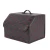 Import Heavy duty durable collapsible rhombus leather car trunk tool organizer storage box from China