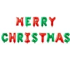 Helium Foil Inflatable Christmas Tree Balloons Merry Christmas Banner Tissue Paper Pom Poms Christmas Decoration