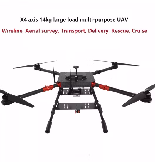 High Altitude Unmanned Rotorcraft Collision Prevention Industrial Drone Load Capacity Uav
