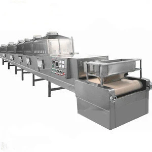 High Efficiency Continuous Microwave Pet Food Drying Machine/ Cat Litter Processing Machine