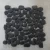 Import High polished natural black pebble stone for garden from China