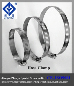 high pressure stainless steel Pipe clamps hose clamp with high quality
