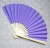 Import high quality 23cm handmade Bamboo paper fan perfect wedding fan favors from China