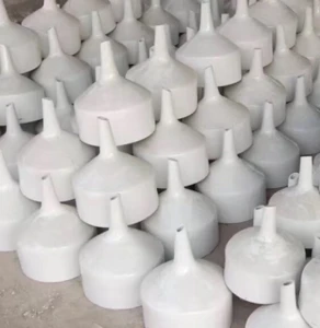 High quality Alumina funnel porcelain funnel ceramic funnel