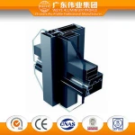 High quality aluminum alloy curtain wall mullion section