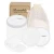 Import High-quality bamboo cotton reusable makeup removal pad washable 2 layers bamboo fiber facial cleaning pad from China