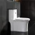 Import High quality black tank cover one piece bathroom ceramic closestool toilet from China
