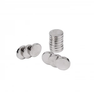 High Quality Cylinder Magnet N52 Super Strong Magnetic Materials Rare Earth Disc Neodymium Magnets Round Neodymium Magnet