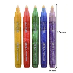 High Quality DIY Painting Non-toxic art craft glitter marker pen