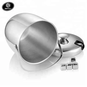High-quality Double Walled Anti-fingerprint Stainless Steel Ice Bucket