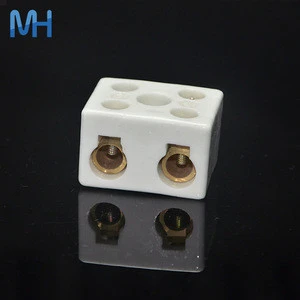 high quality electronic parts brass ceramic terminal block