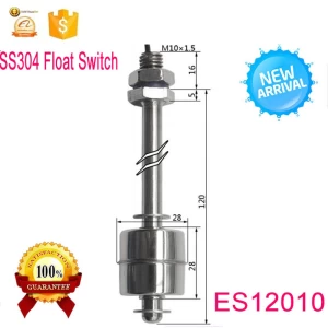 High quality fuel tank Stainless Steel level float switch M10* 120mm SUS304 SUS316