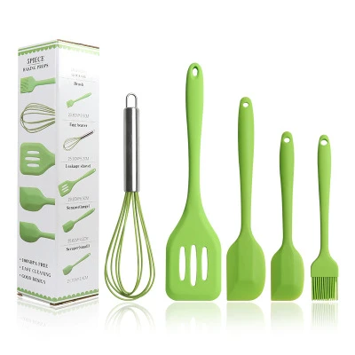 High quality kichen accessories kitchen gadgets silicone kitchen utensils 5 sets