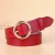 Import High Quality  Round Alloy Buckle Genuine Leather Belt Women Decorative Fashion Belt from China