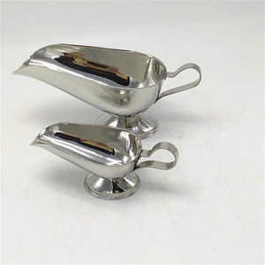 High quality  Sauce Bowl stainless steel gravy boats 3/5/8/10 ounce