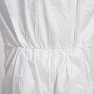 High Quality White Comfortable Breathable Membrane Coverall Without Foot Cover