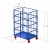 Import High-quality wire mesh folding metal safe cargo warehouse storage folding roll cage container from China