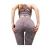 Import high quality women fitness active wear private label jogging suit nylon 3pcs seamless scunch contour high waist tops yoga sets from China