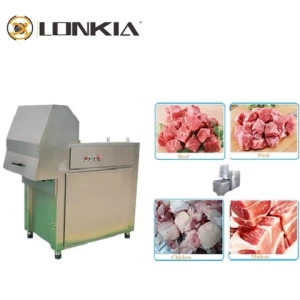 High Speed 304 Stainless Steel Industrial Commercial Steel Power Electric Fish Cow Steak Frozen Automatic Meat Cutting Machine