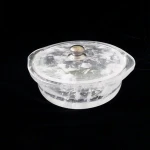 High temperature resistant melting quartz pan Kitchen cooker Dry cooker Thermal Cooker