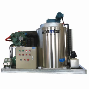 highly efficient 5 Tons/day flake ice machine made of 304 stainless steel