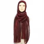 Hijab Four seasons 2020 new pure color cotton and linen scarf women's Korean pure silk shawl scarf wholesale