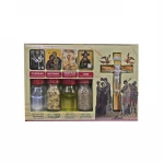 Holy Samples From Holy Land Olive Wood Cross Soil,olive Oil & Holy Incense