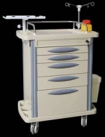 Hospital icu defibrillator crash emergency medicine trolley