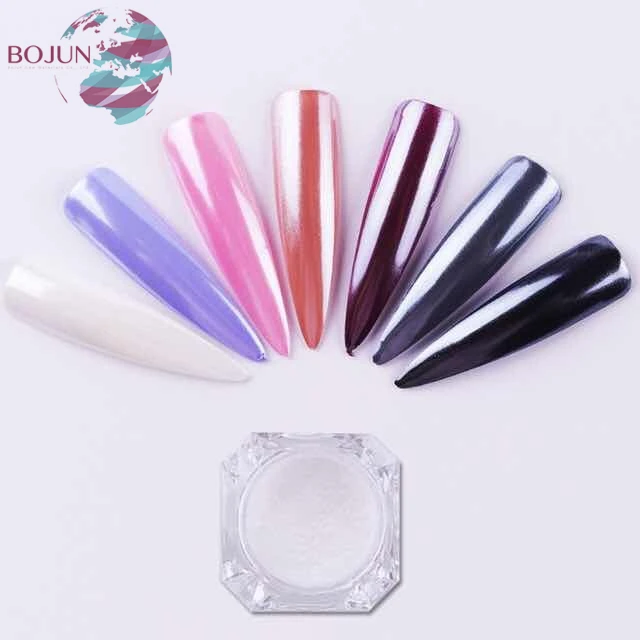 HOT 2020 BOJUN color pearl nail powder pearlescent pigment shell powder pigment wholesale