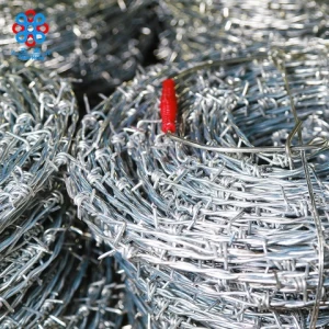 hot-dipped galvanized barbed wire price per roll/  barbed wire making machine galvanized