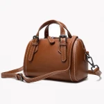 Hot new retail products first layer cowhide Genuine leather womens diagonal bag