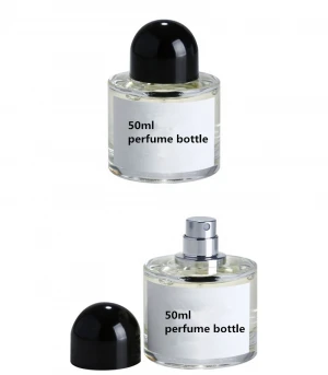 Hot Sale 50ml Perfume Bottle Wholesale Round Shape Perfume Glass Bottle