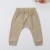 Import Hot Sale Boutique New Born Toddlers Pants French Terry Lace Kids Pants Elastic Waist High Quality Plain Baby Pants from China