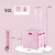 Import Hot sale Compact folding luggage cart plastic portable foldable shopping trolley shop bags trolly price from China