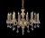 Import hot sale crystal European chandeliers top quality  with top crystal for hotel from China