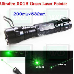 Hot sale green laser pointer Ultrafire wf-501b 532nm 200mw laser pointers for guns