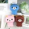 Hot sale high quality reusable portable cute bear silicone hot water bottle silicone hand warmer
