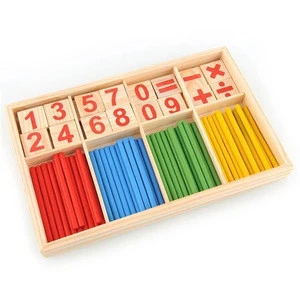 Hot sale mathematical wooden Intelligence stick educational wooden toys